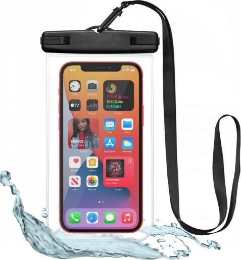 Tech-Protect Universal Waterproof Case Black/Clear