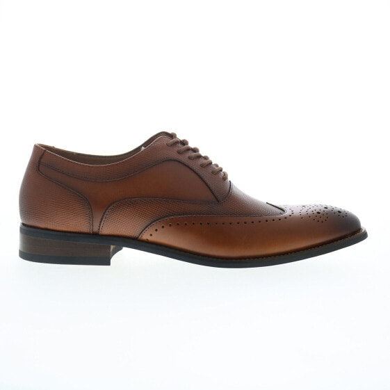 La Milano Julian A120065 Mens Brown Oxfords Wingtip & Brogue Shoes