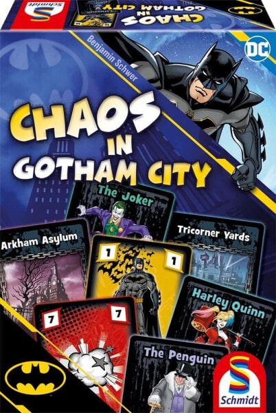 Карточная игра Schmidt Spiele DC Super Hero: Batman – Chaos City "Хаос в Готэм-сити"