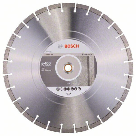 Bosch Diamanttrennscheibe Expert for Concrete 400 x 20,00+25,40 x 3,2 x 12 mm