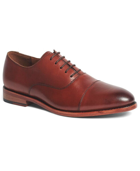 Men's Clinton Cap-Toe Oxford Leather Dress Shoes