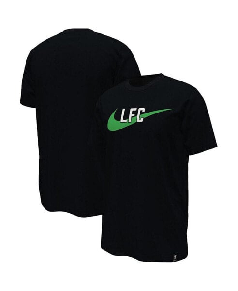 Men's Black Liverpool Swoosh T-shirt