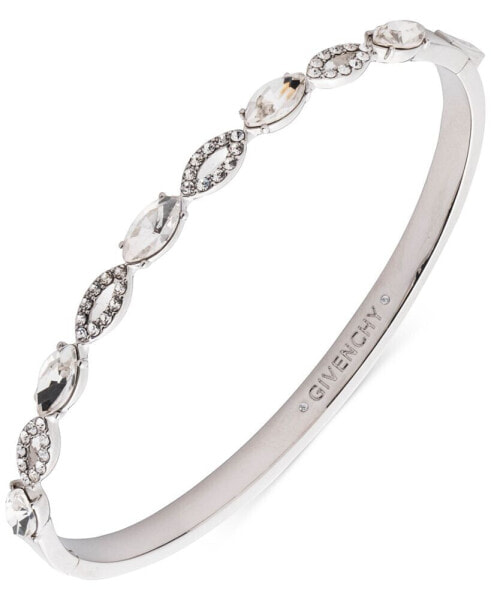 Pavé & Marquise Crystal Bangle Bracelet