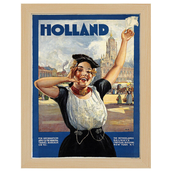 Bilderrahmen Poster Holland