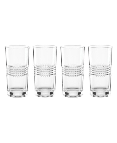 Sloane Highball Glasses, Set of 4