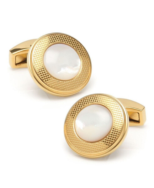 Запонки мужские Ox & Bull Trading Co. модель "Round Cufflinks" 🪖