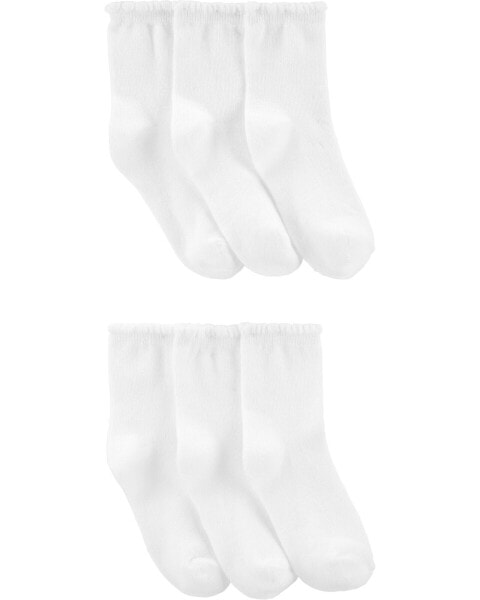 Kid 6-Pack Crew Socks 4-7