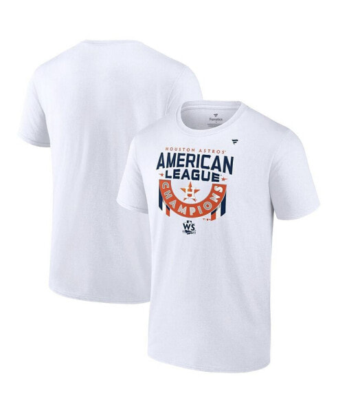 Men's White Houston Astros 2022 American League Champions Locker Room Big and Tall T-shirt