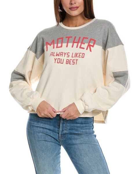 Mother Denim The Champ Pullover Women's Grey Xs