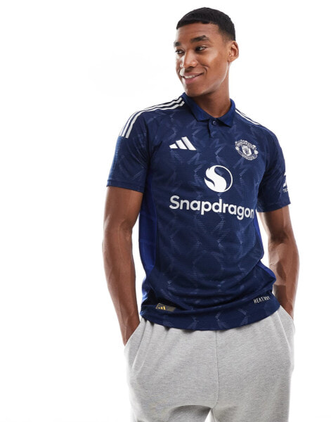 adidas Performance Manchester United 24/25 Away Authentic jersey in blue