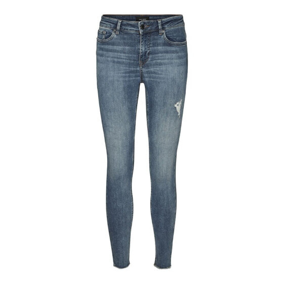 VERO MODA Peach Mr Skinny Ankle Cut Dst jeans