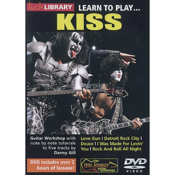 Roadrock International Lick Library: Learn To Play Kiss DVD