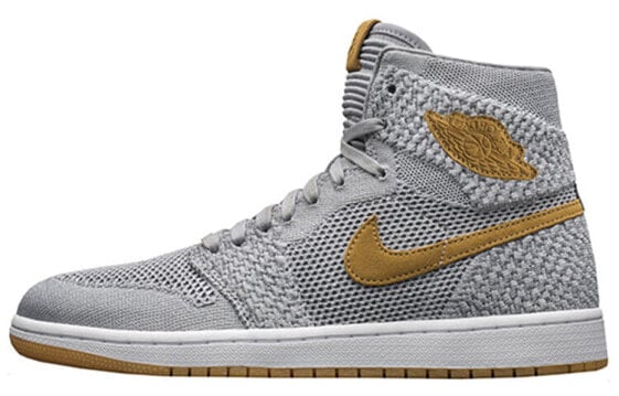 Кроссовки мужские Jordan Air Jordan 1 Retro High Flyknit Wolf Grey 919704-025