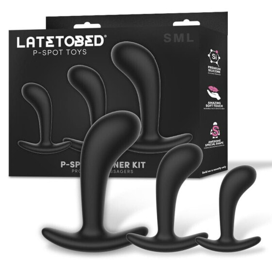 Анальная пробка набор LATETOBED P-Spot Trainer из 3 штук