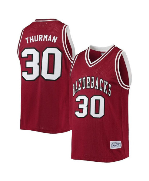 Men's Scotty Thurman Cardinal Arkansas Razorbacks Alumni Commemorative Classic Basketball Jersey