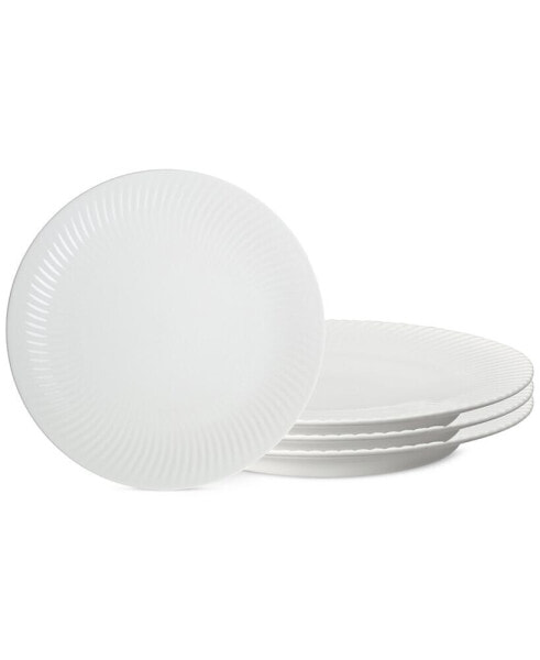 Arc Collection Porcelain Dinner Plates, Set of 4