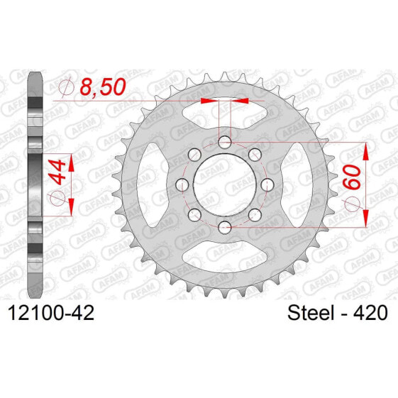 AFAM 12100 rear sprocket