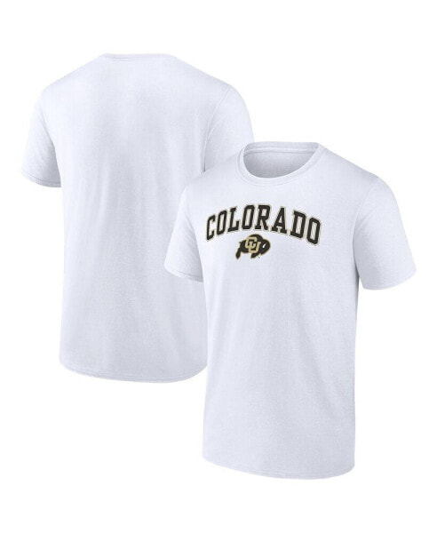 Men's White Colorado Buffaloes Campus T-shirt