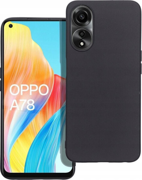 OEM Futerał MATT do OPPO A78 5G czarny