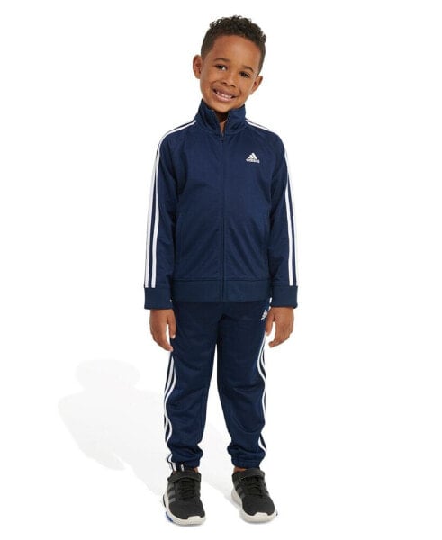 Toddler Boys Tricot Jacket and Jogger Pants, 2-Piece Set