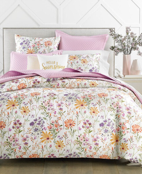 Wildflowers 3-Pc. Duvet Cover Set, King, Created for Macy's