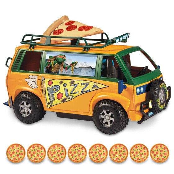 Игровой набор фигурок TORTUGAS NINJA Пиццейный фургон