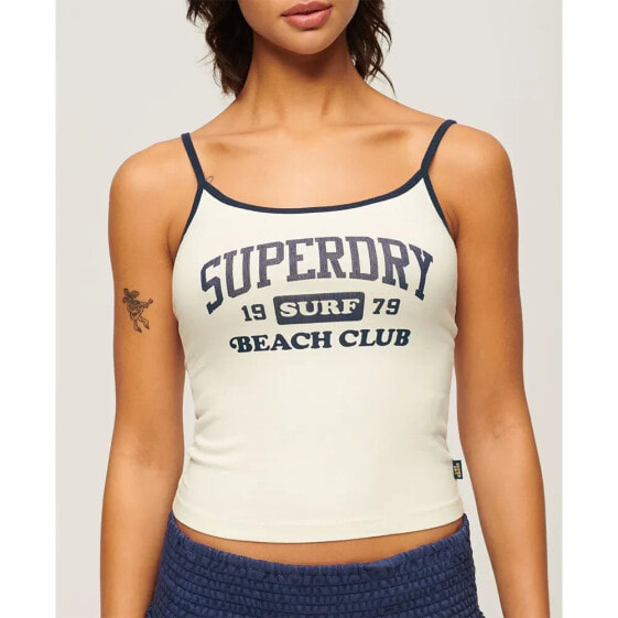 SUPERDRY Essential Branded sleeveless T-shirt