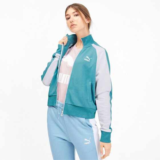 [595204-45] Womens Puma CLASSICS T7 TRACK JACKET