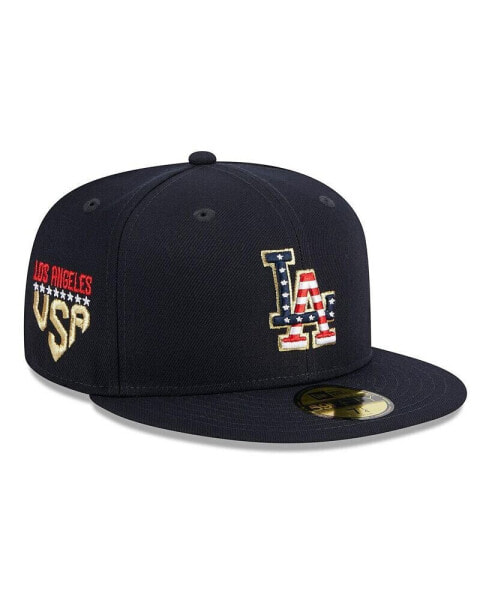 Men's Navy Los Angeles Dodgers 2023 Fourth of July 59FIFTY Fitted Hat