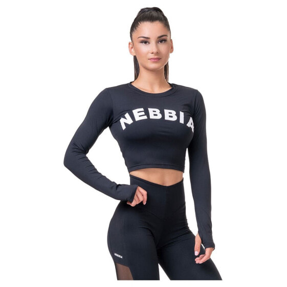 NEBBIA Thumbhole Sporty 585 long sleeve T-shirt