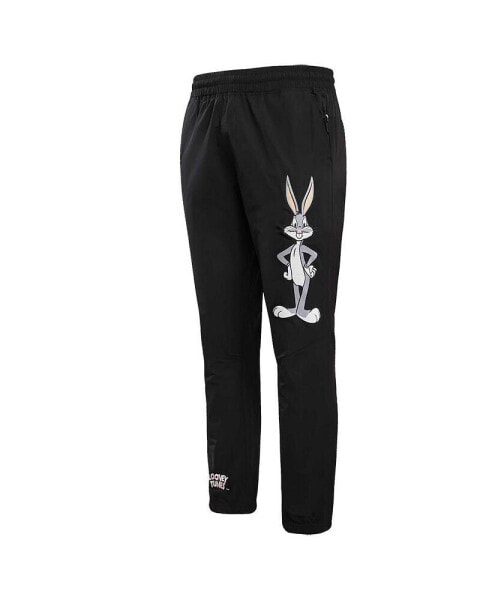 Men's Black Looney Tunes Bugs Bunny Upside Down Joggers