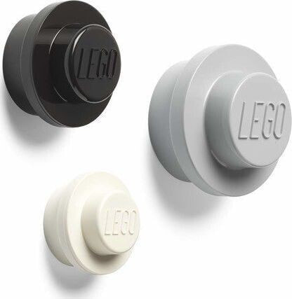 LEGO Lego Wall Hangers Set Of 3 Mix szary,czarny,biały