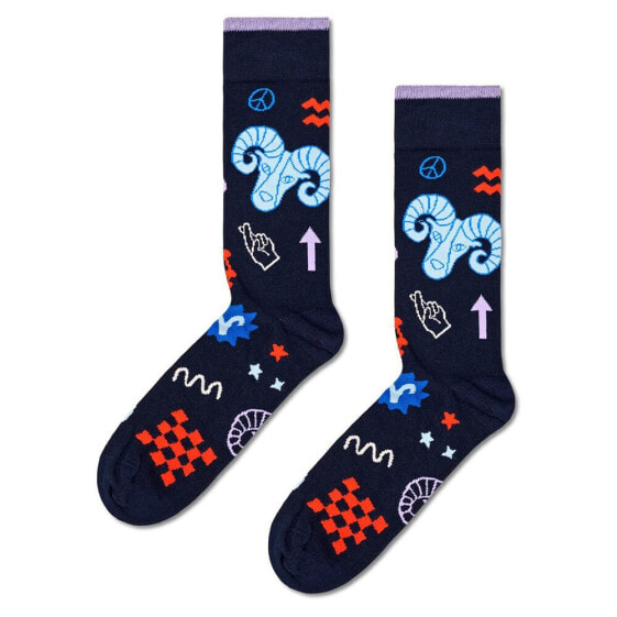 Носки длинные половинчатые Happy Socks Aries