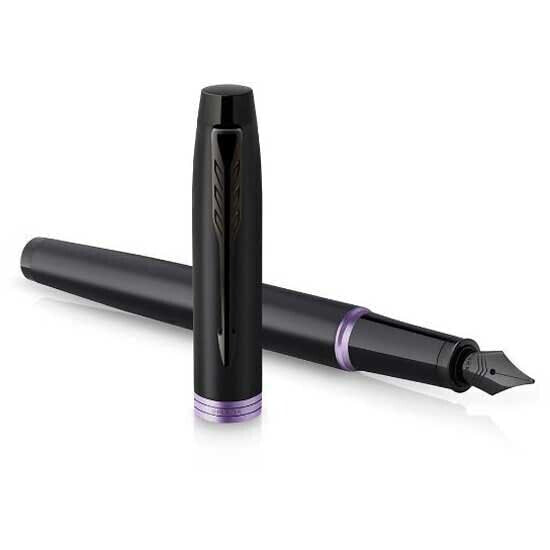 PARKER Im Professionals Vibrant Purple Ring Nib F Pen in Gift Case
