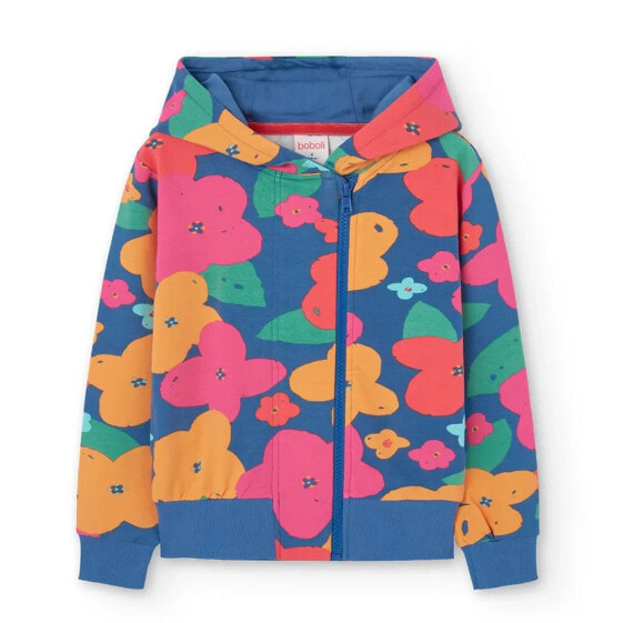 BOBOLI Fleece Floral jacket