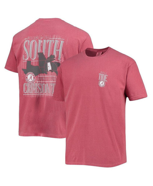Men's Crimson Alabama Crimson Tide Comfort Colors Welcome to the South T-shirt