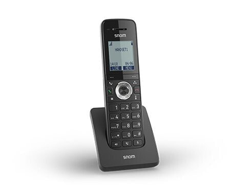 Snom M15 SC - DECT telephone - Wireless handset - Speakerphone - Caller ID - Black