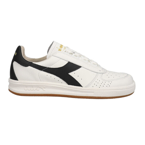 Diadora B.Elite H Italia Sport Lace Up Mens White Sneakers Casual Shoes 176277-