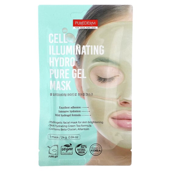 Cell Illuminating Hydro Pure Gel Beauty Mask, 1 Sheet Mask, 0.84 oz (24 g)