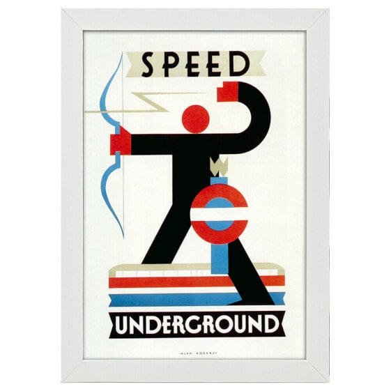Bilderrahmen Poster 1930 Speed