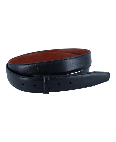 Men's Feather Edge Pebble Leather Harness Belt Strap