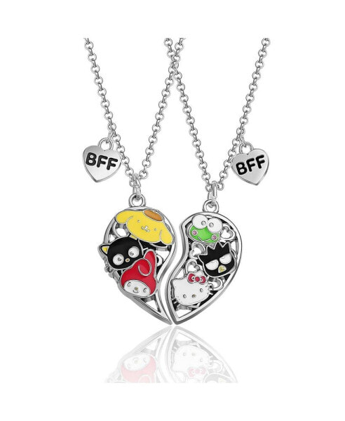 Sanrio and Friends BFF Friendship Necklaces, 16 + 3'' - Set of 2, Authentic Officially Licensed