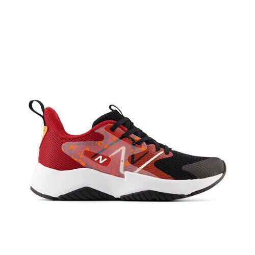 New Balance Kids' Rave Run v2 Black/Red/Orange Size 6 M