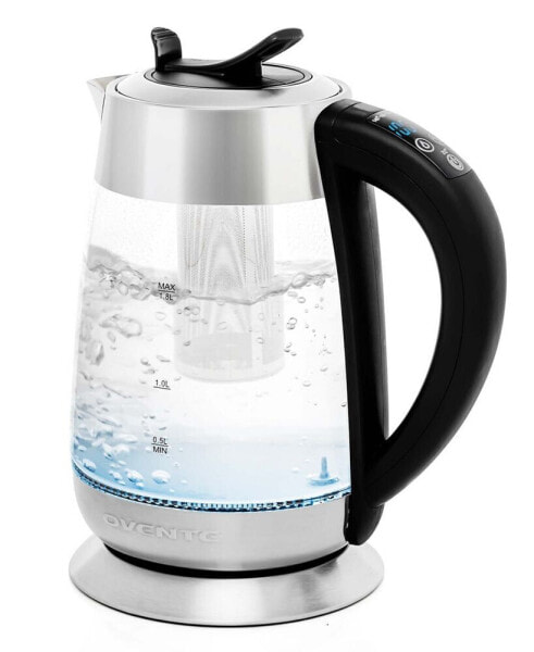 Glass Electric Tea Kettle 1.8 Liter Bisphenol A Free Cordless Body 1500 Watt, KG661S