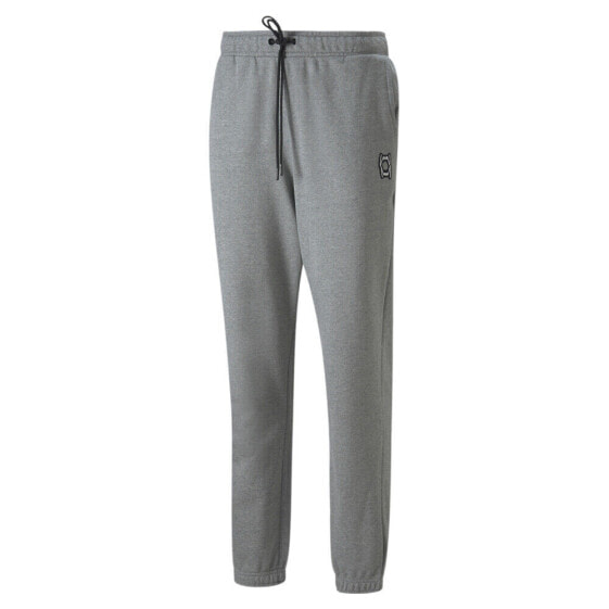 Puma Pivot Emb Sweatpants Mens Grey Athletic Casual Bottoms 53325111