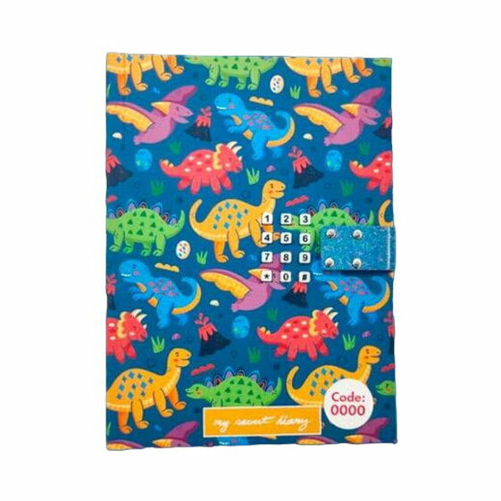 Детский дневник с секретным кодом Roymart Dinos 15 x 20,5 x 3 см