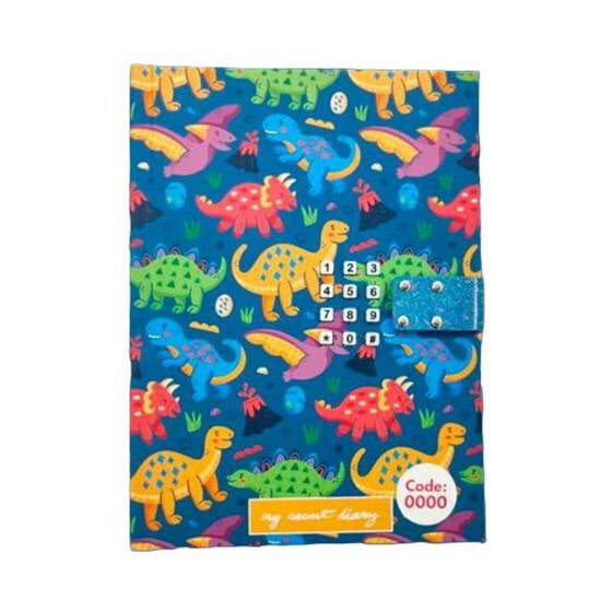 Дневник с секретным кодом Roymart Dinos 15 x 20,5 x 3 cm