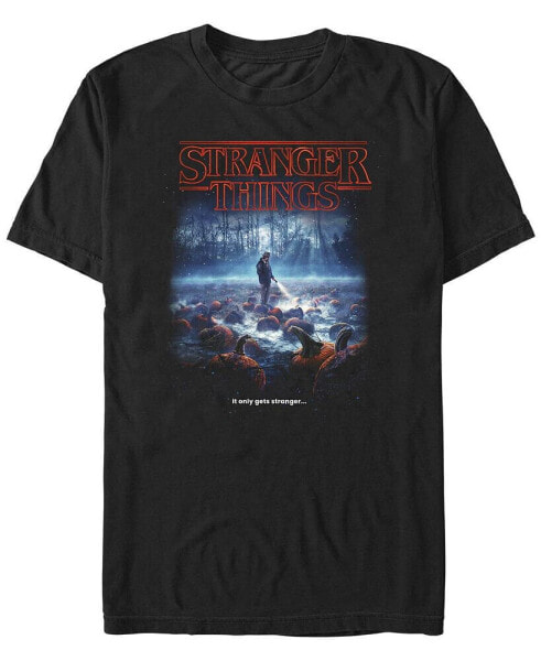 Men's Stranger Things Strange Pumpkins Short Sleeves T-shirt