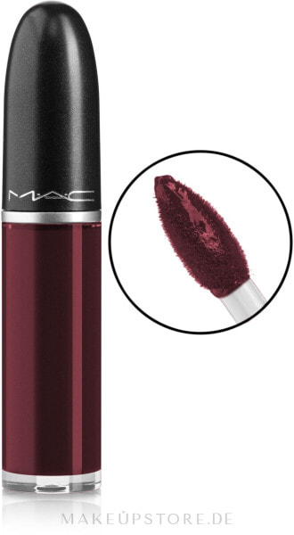 Mattierender Lipgloss - MAC Retro Matte Liquid Lipcolour High Drama