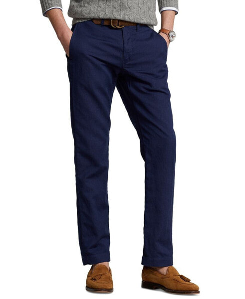 Men's Classic-Fit Linen-Blend Pants